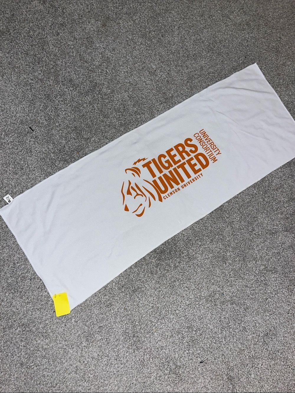 Clemson University Tigers Long Football Rally Golf Towel